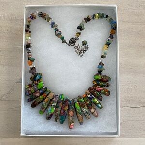 Colorful Impression Jasper Necklace